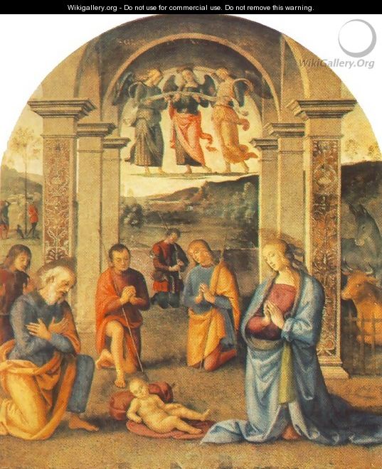 The Presepio - Pietro Vannucci Perugino