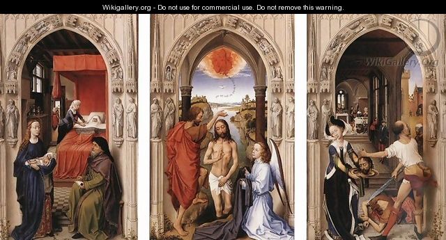 St John the Baptist altarpiece - Full - Rogier van der Weyden