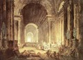 The Finding of the Laokoon - Hubert Robert