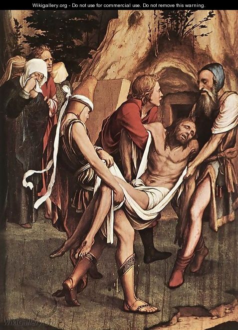 The Entombment - Hans, the Younger Holbein
