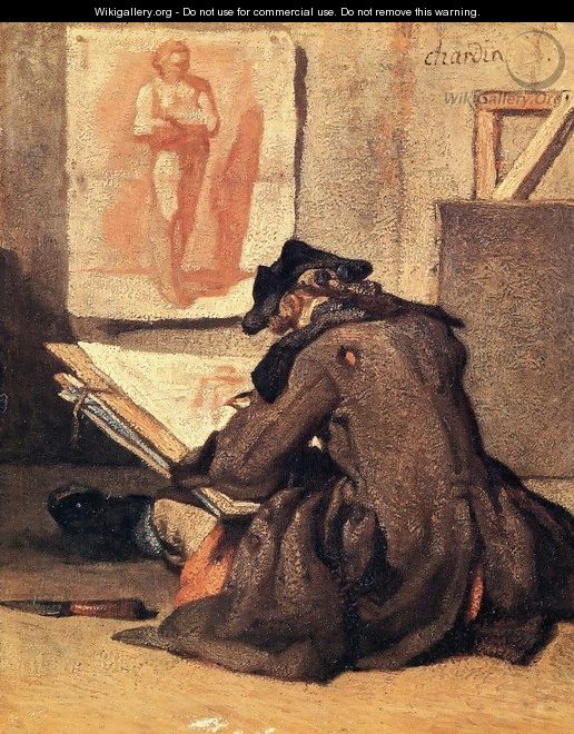 The Student Drawing
 - Jean-Baptiste-Simeon Chardin