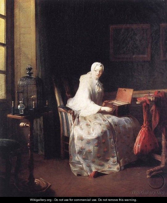 The Canary - Jean-Baptiste-Simeon Chardin