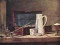 Still-Life with Pipe and Jug - Jean-Baptiste-Simeon Chardin