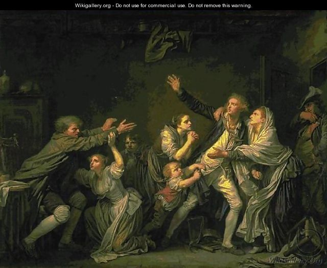 The Paternal Curse - Jean Baptiste Greuze