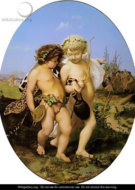 Drunken Bacchus and Cupid - Jean-Léon Gérôme
