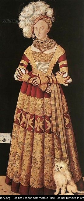 Katharina von Mecklenburg - Lucas The Elder Cranach