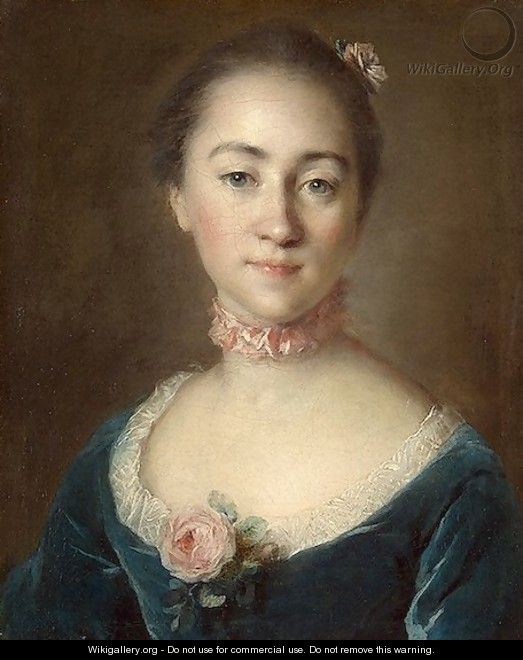 Portrait of Ekaterina Golovkina - Louis Tocque