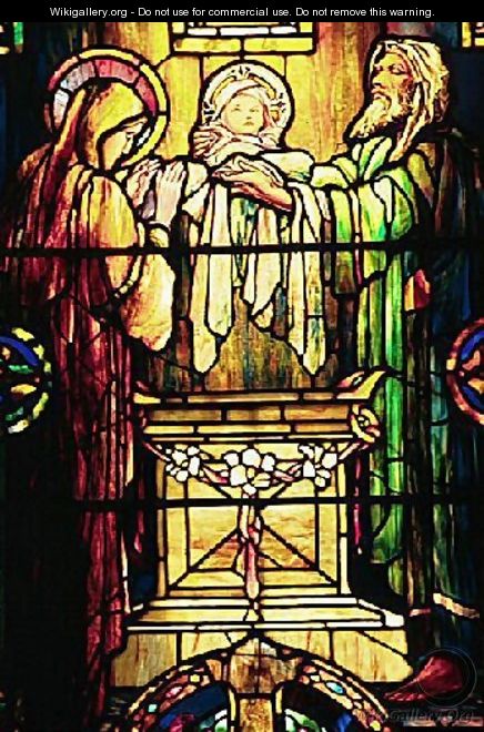 The Dedication in the Temple - Louis Comfort Tiffany