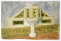 Design for a marble pulpit - Louis Comfort Tiffany