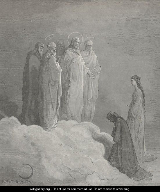 Be to mine eyes the remedy (Canto XXVI., line 15) - Gustave Dore