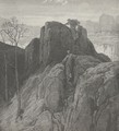 We through the broken rock ascended, (Canto IV., line 33) - Gustave Dore