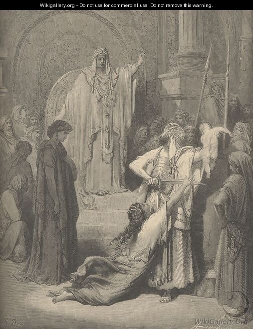 The Judgment Of Solomon - Gustave Dore