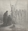 The heav'nly steersman at the prow was seen, (Canto II., line 45) - Gustave Dore