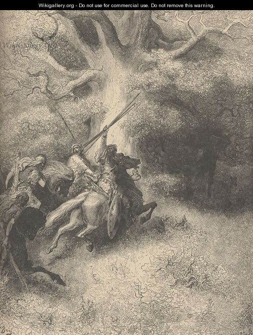 The Death Of Absalom - Gustave Dore - WikiGallery.org, the largest ...