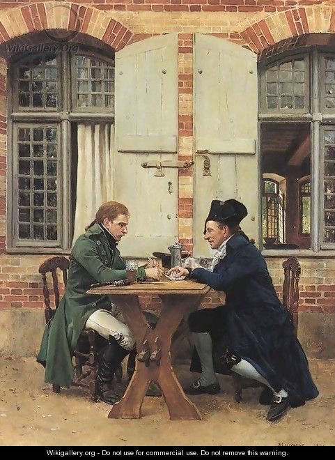 The Card Players - Ernest Meissonier