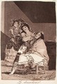 She Fleeces Him - Francisco De Goya y Lucientes