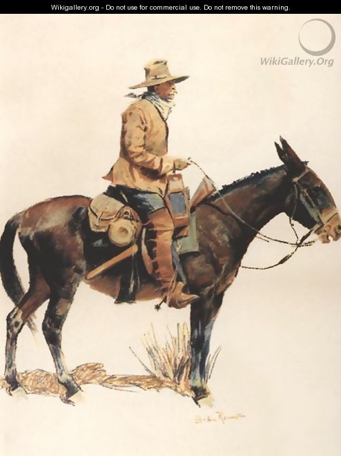 Army Packer - Frederic Remington