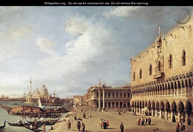 View of the Ducal Palace - (Giovanni Antonio Canal) Canaletto