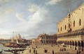 View of the Ducal Palace - (Giovanni Antonio Canal) Canaletto