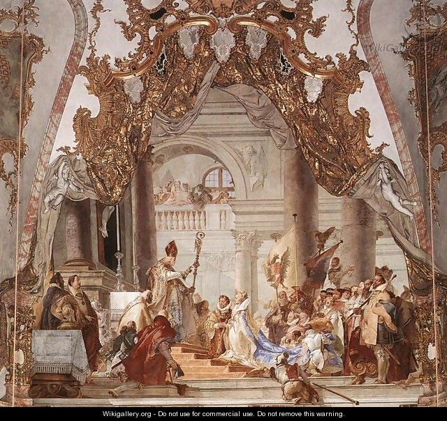 The Marriage of the Emperor Frederick Barbarossa to Beatrice of Burgundy - Giovanni Battista Tiepolo