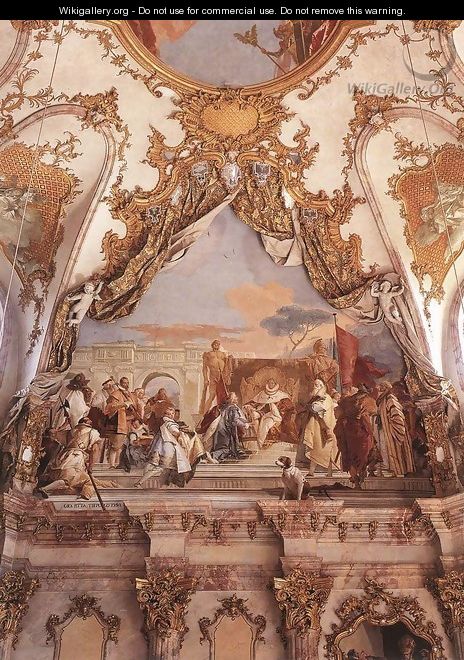 The Investiture of Herold as Duke of Franconia - Giovanni Battista Tiepolo