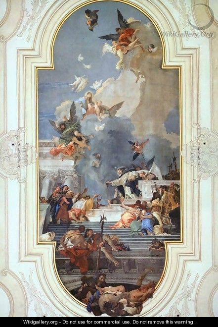 The Institution of the Rosary - Giovanni Battista Tiepolo