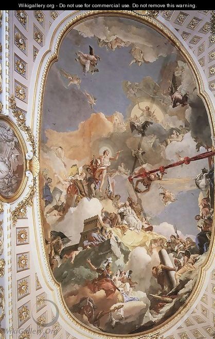 The Apotheosis of the Spanish Monarchy - Giovanni Battista Tiepolo