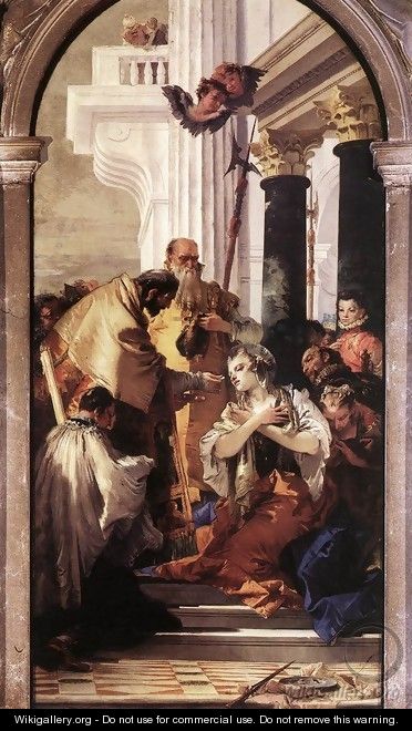 Last Communion of St Lucy - Giovanni Battista Tiepolo