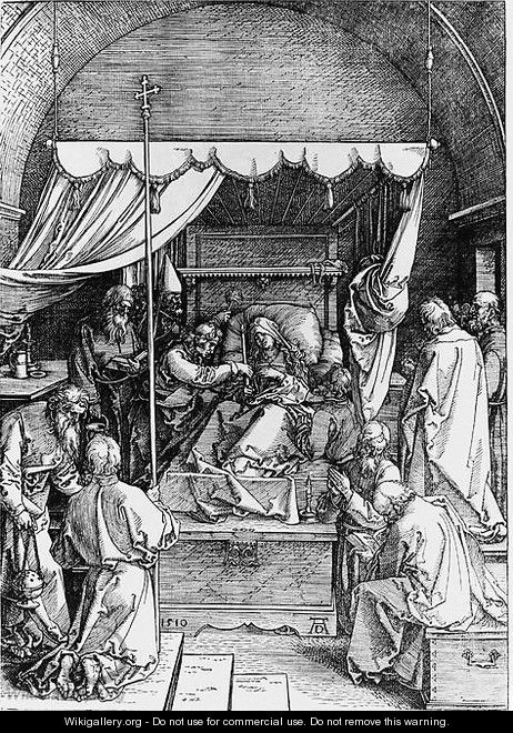 Death of the Virgin - Albrecht Durer