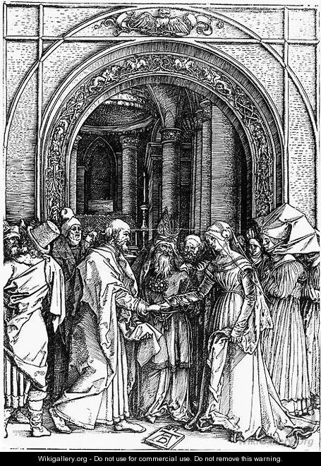 Betrothal of the Virgin - Albrecht Durer