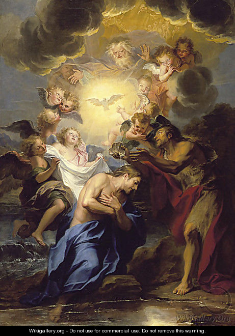The Baptism of Christ - Antoine Coypel