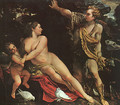 Venus, Adonis, and Cupid - Annibale Carracci