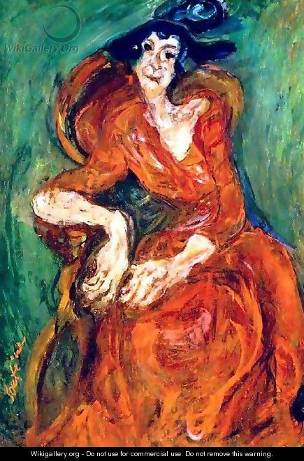 Woman in Pink 
 - Chaim Soutine