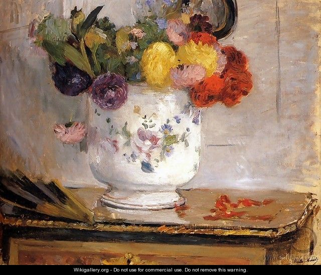 Dahlias - Berthe Morisot