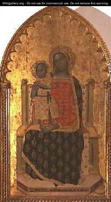 Madonna and Child Enthroned 1372 - Allegretto Nuzi