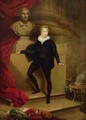 Master Betty as Hamlet before a bust of Shakespeare 1804-06 - James Northcote, R.A.