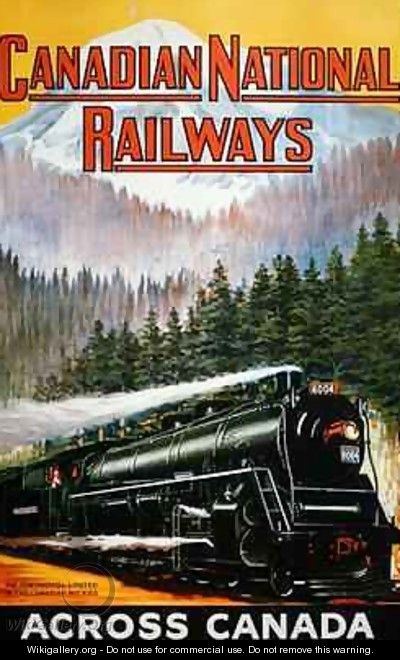 Canadian National Railways Poster 1924 - C. Norwich