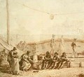 The Coffee Seller on the PontNeuf 1819 - Jean Pierre Norblin de la Gourdaine
