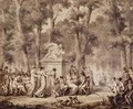 The Jardin des Tuileries in 1808 - Jean Pierre Norblin de la Gourdaine
