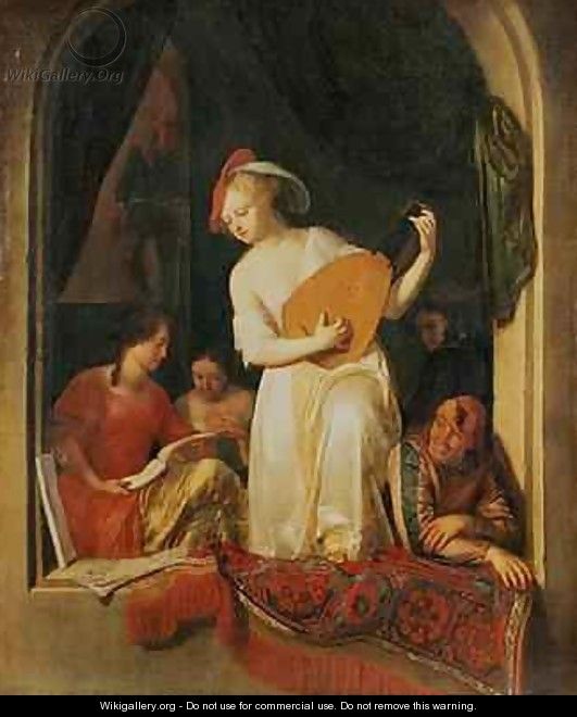 A Musical Party 1681 - Jacob Ochtervelt