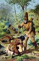 Robinson Crusoe and Man Friday 1880 - Carl Offterdinger