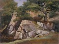 A View of the Valley of Rocks near Mittlach - James Arthur O