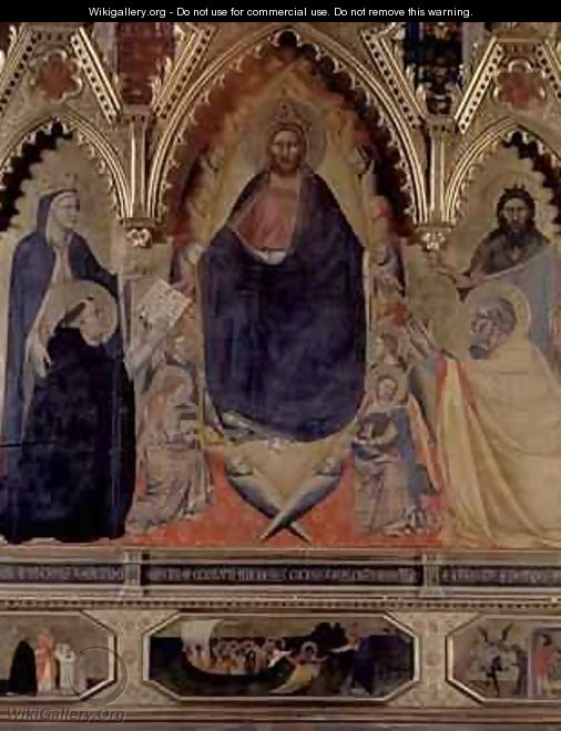 The Strozzi Altarpiece 1357 2 - Andrea Orcagna