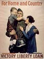 For Home and Country Victory Liberty Loan 1st World War poster - Alfred Everitt Ore