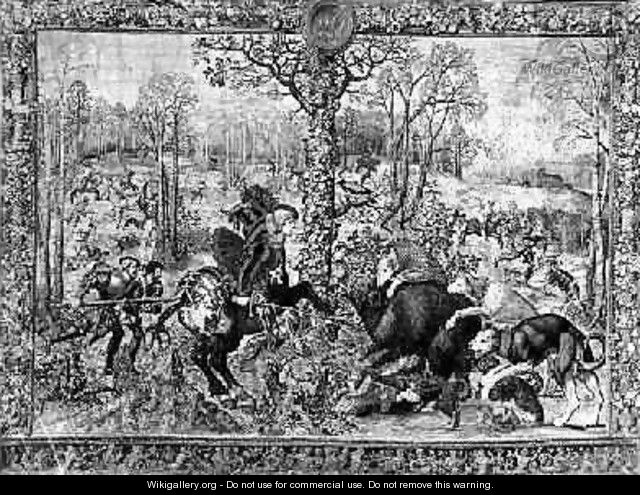 The Hunts of Maximilian Capricorn The Boar Hunt 1521 33 - (after) Orley, Bernard van