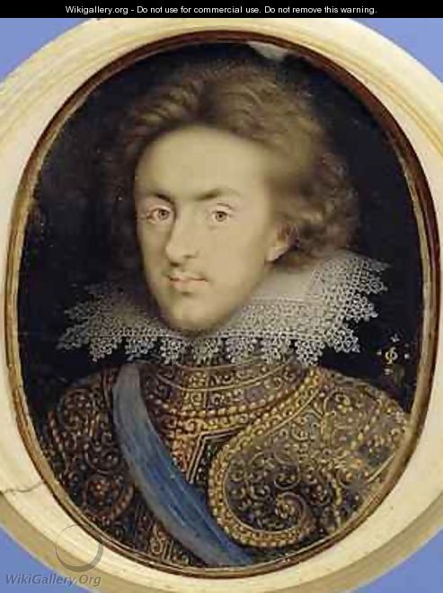 Miniature portrait of Henry 1594-1612 Prince of Wales - Isaac Oliver