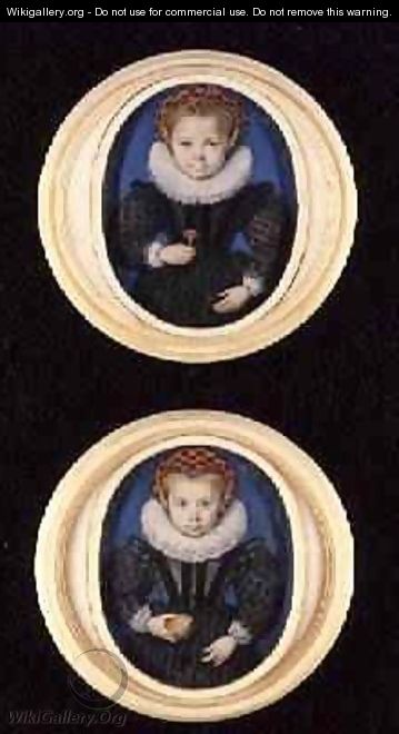Two Little girls 1590 - Isaac Oliver