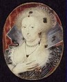 Queen Anne of Denmark miniature - Isaac Oliver