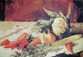 Still life with carrots - Giovanni Segantini