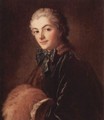 Portrait of a Lady with Muff - François Boucher